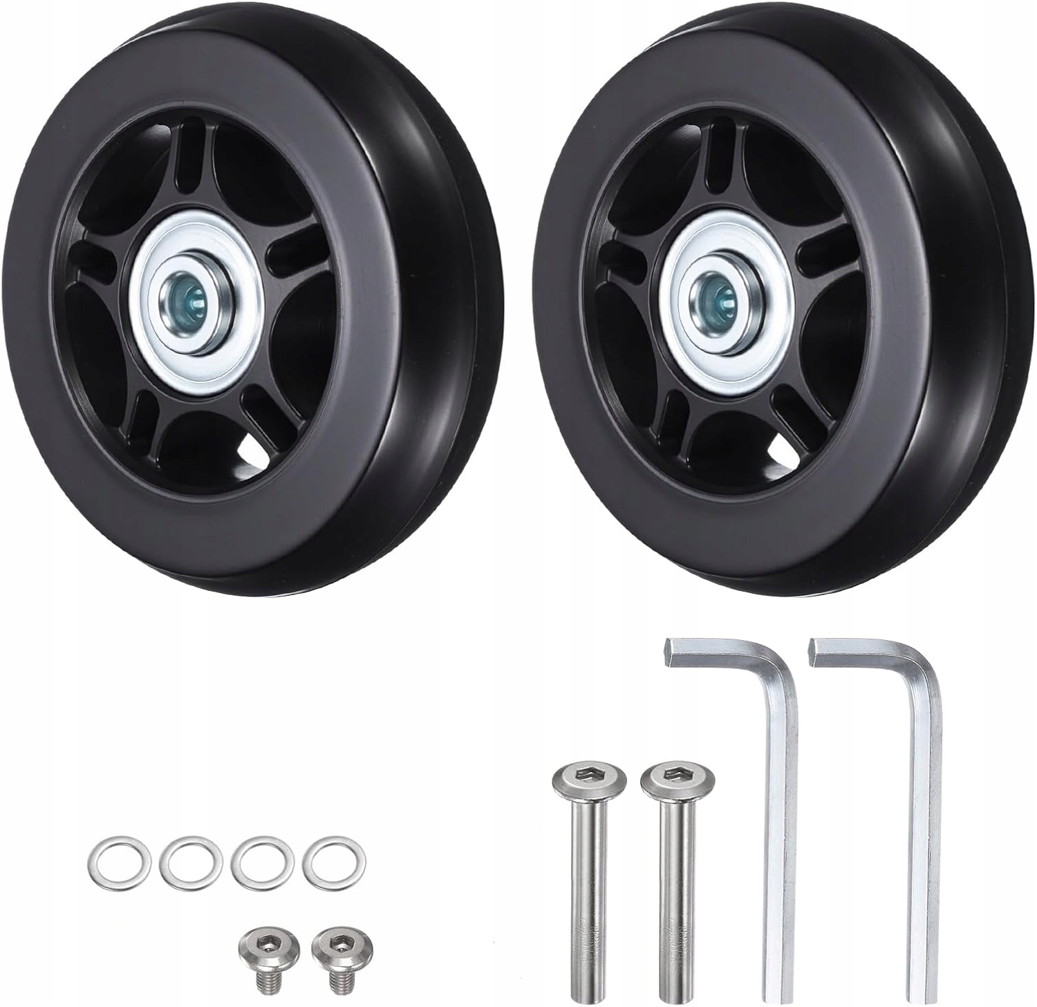 2SZT KÓŁKA DO WYMIANY WALIZKI BAGAŻOWEJ