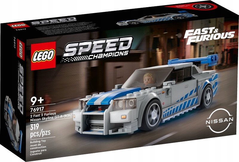 Lego Speed ​​​​Champions 76917 Nissan Skyline Gt-r R34 Nový