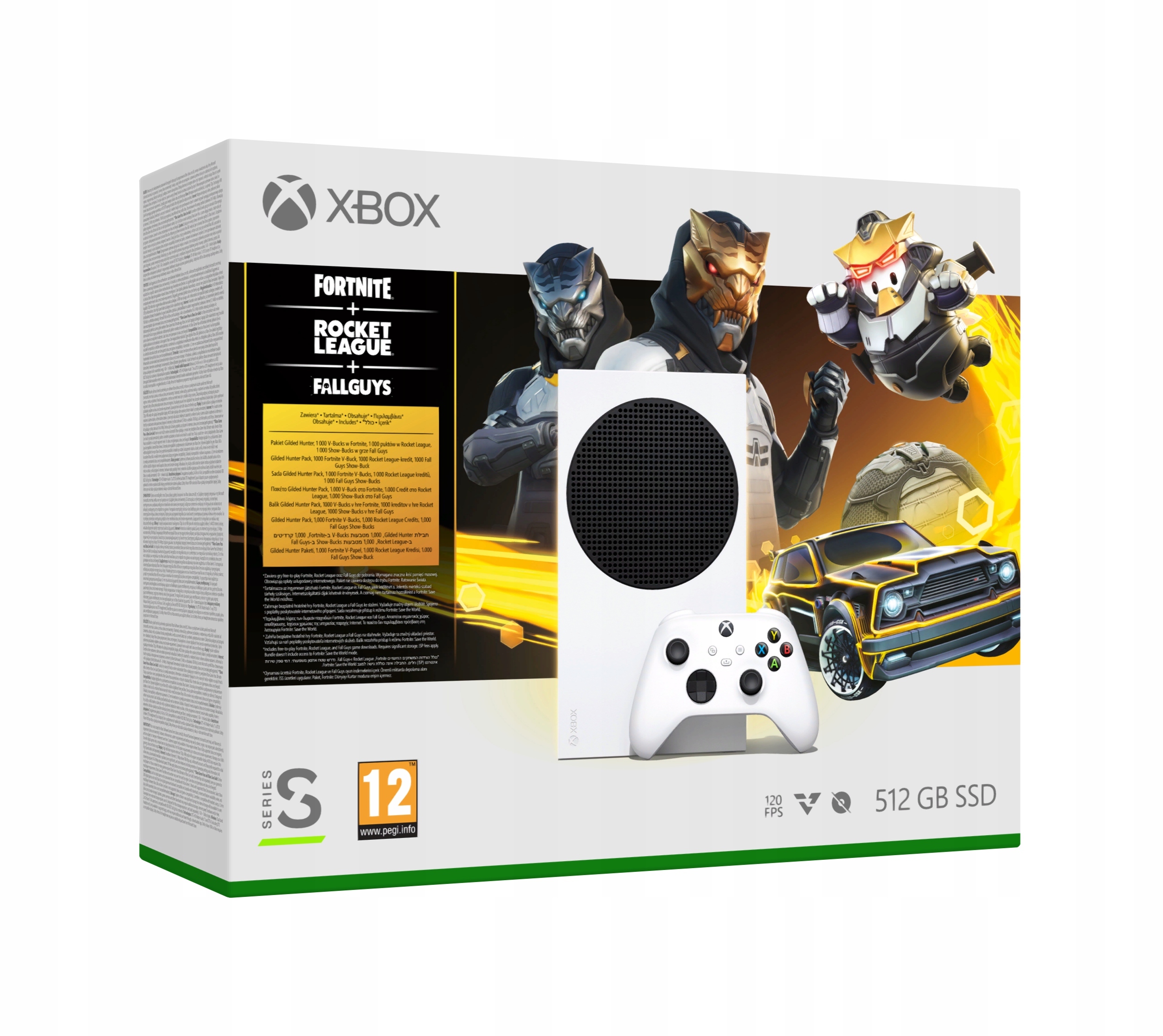 

Konsola Xbox Series S 512GB pakiet Gilded Hunter