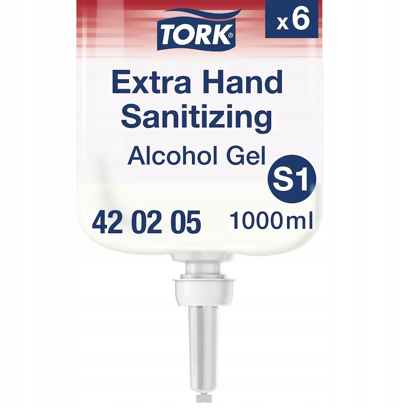 Karton Żel S1 Dezynfekcja Tork 420205 1L