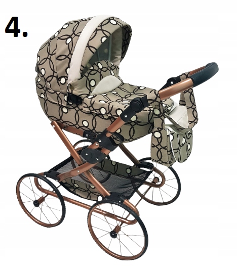 Wózek dla lalki głęboki Retro lalkowy Duży Polski Wiek dziecka 2 lata +