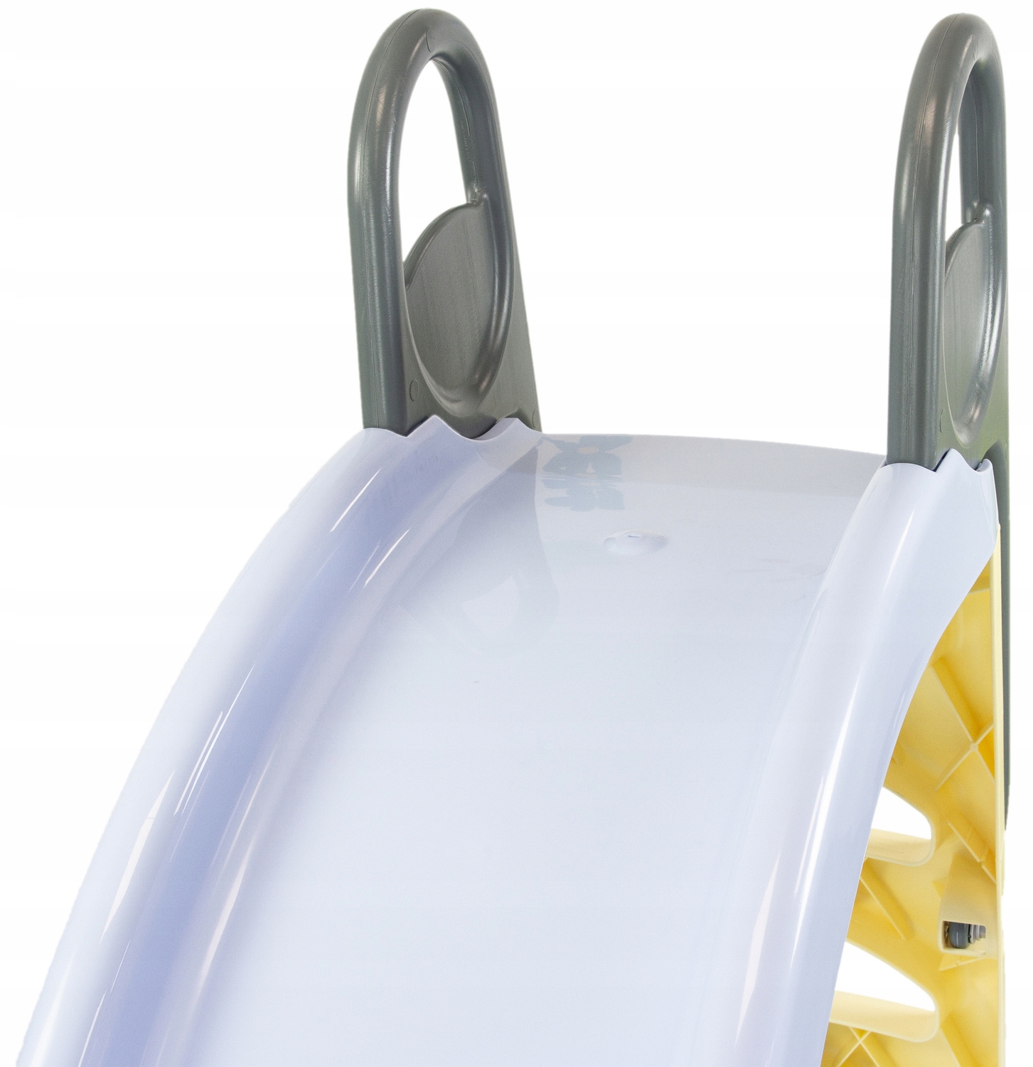 ZJEŻDŻALNIA OGRODOWA DLA DZIECI z natryskiem ŚLIZG 180cm PASTELOWA Mochtoys Szerokość produktu 84 cm