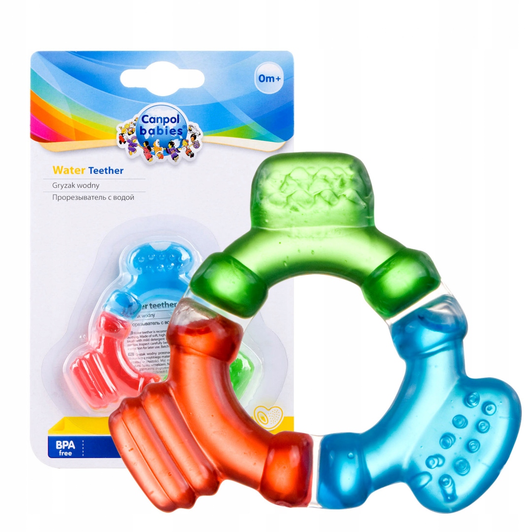 CANPOL Gryzak wodny miękki na ząbkowanie STER 0+