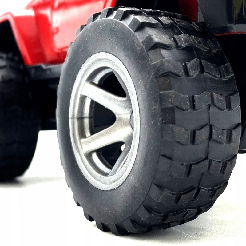 Jeep Auto Samochód Terenowy z Dźwiękiem i Światłem WOOPIE Materiał plastik