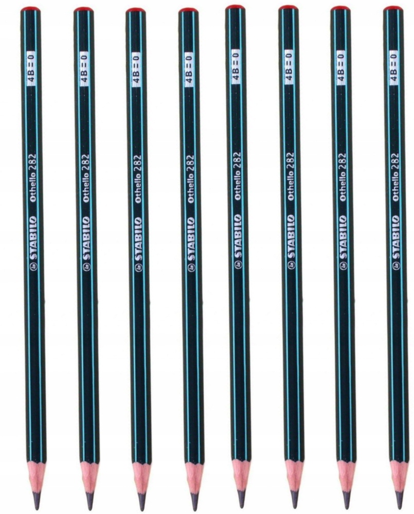 Ołówek Stabilo Othello 4B zielony 8 szt