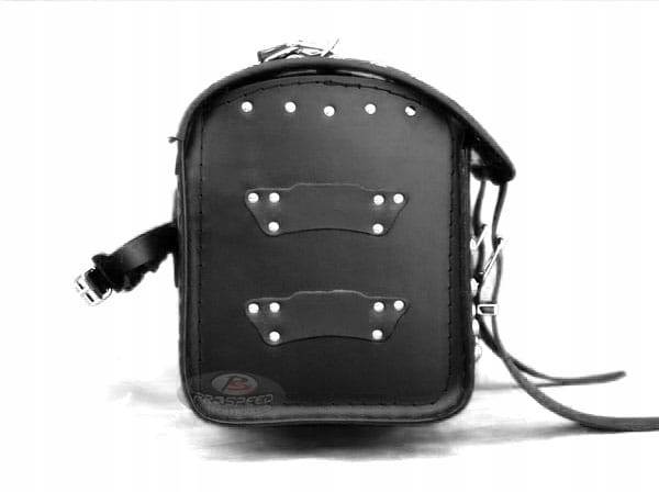 SKÓRZANY KUFER MOTOCYKLOWY PROSPEED P1C 1 kask Kolor czarny