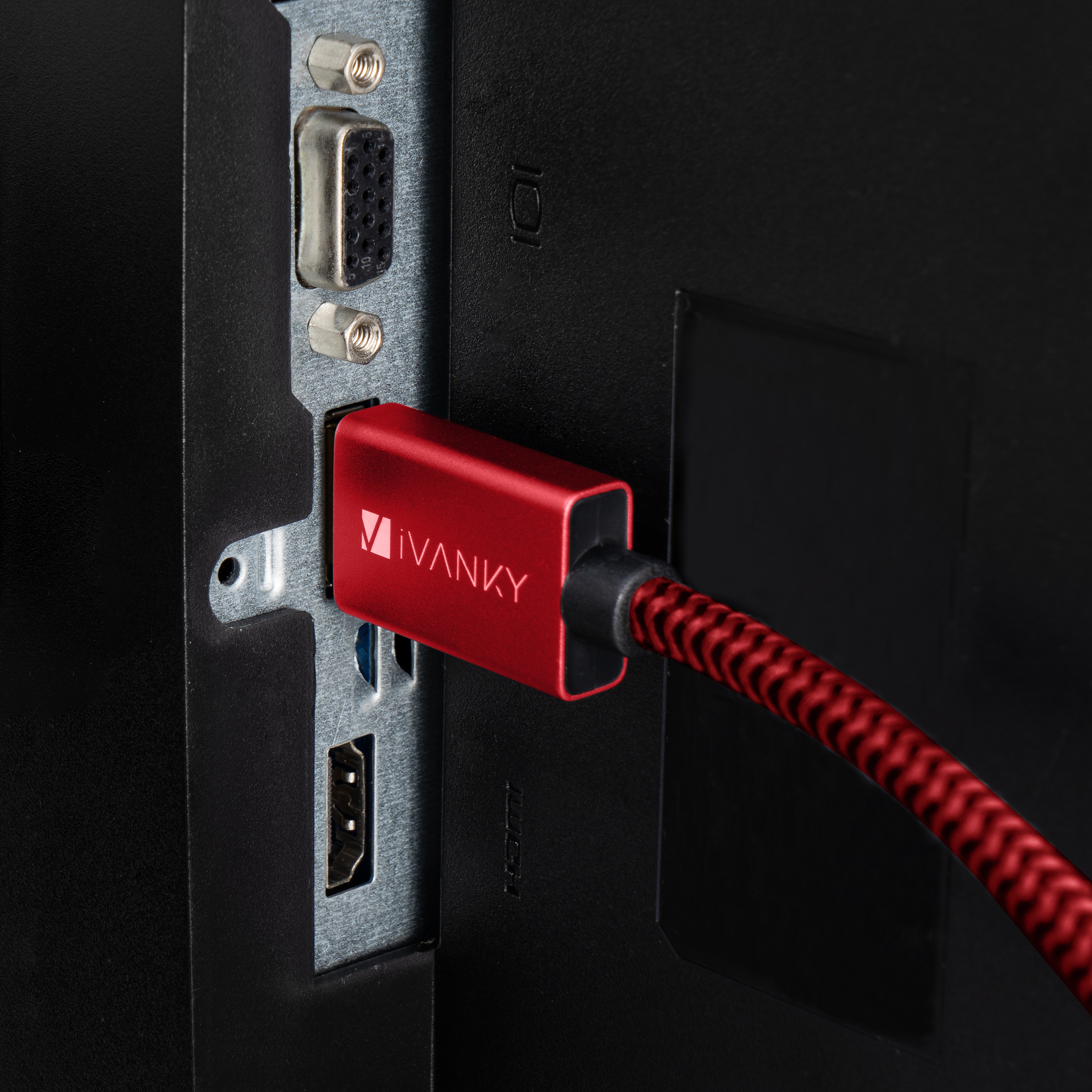 Kabel Mini DisplayPort na DisplayPort 3m czerwony Marka iVanky