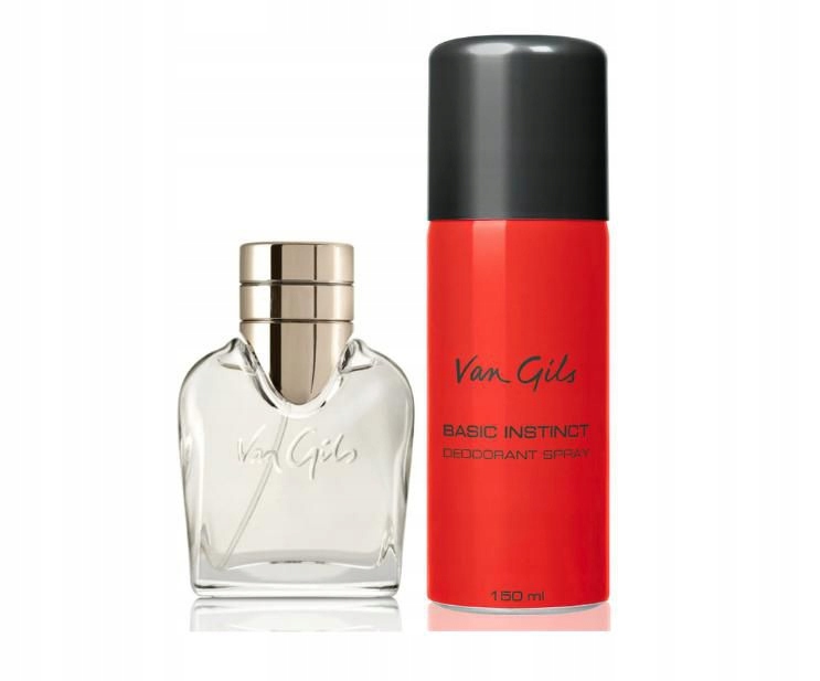 Van Gils Basic Instinct dárková sada: toaletní voda 40 ml deodorant ve spreji 150 ml