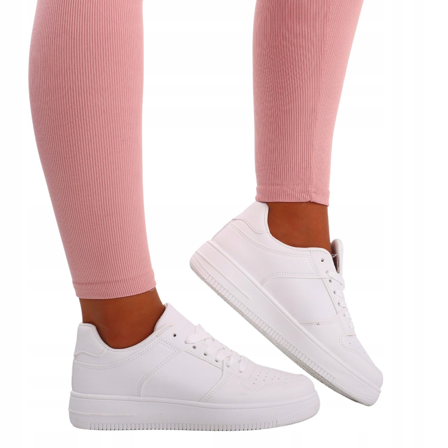 Bílé sportovní Adidasy dámské sportovní boty Sneakersy na platformě 36