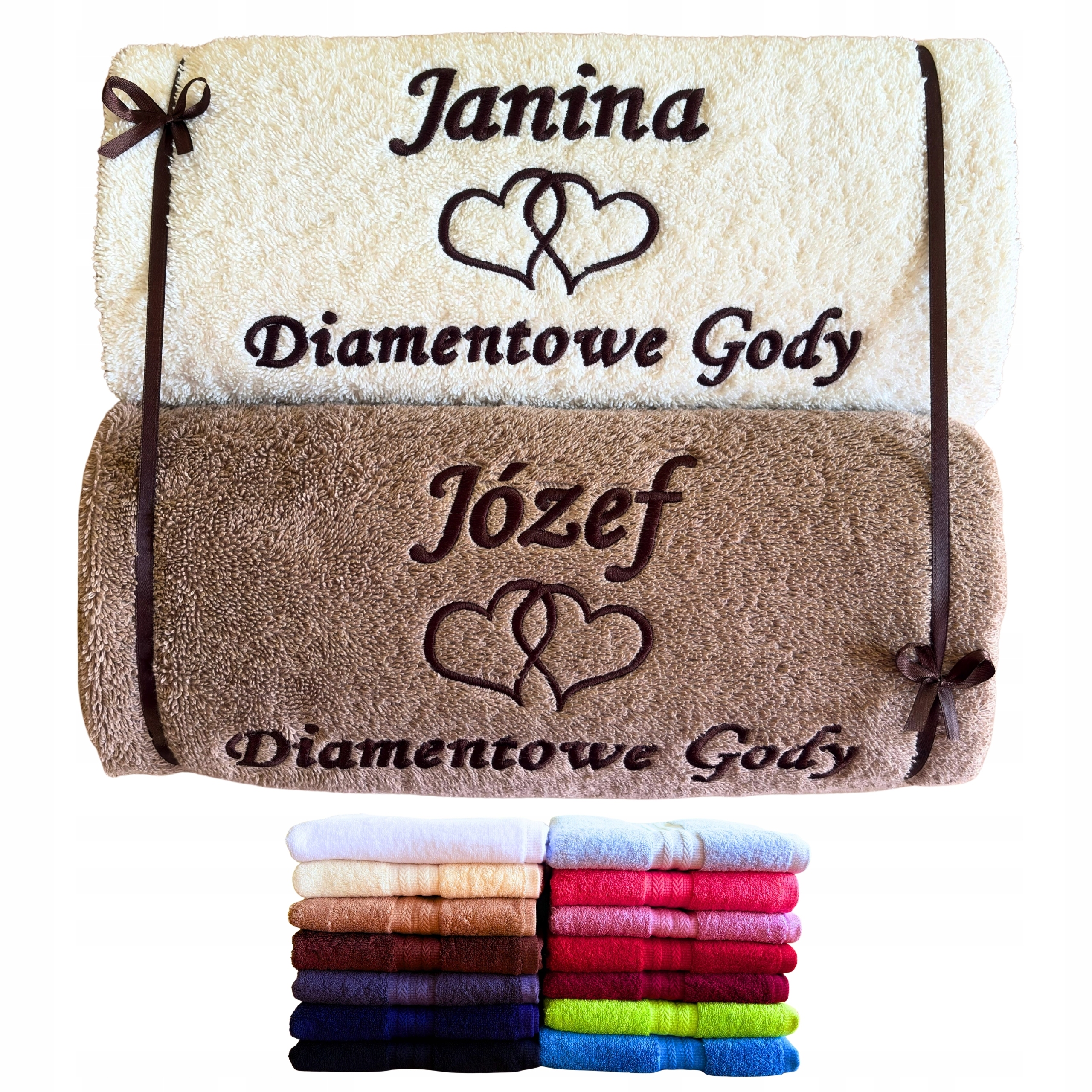 Dárek K 60. Výročí Svatby Pro Rodiče Prarodičů – Diamantové Ručníky