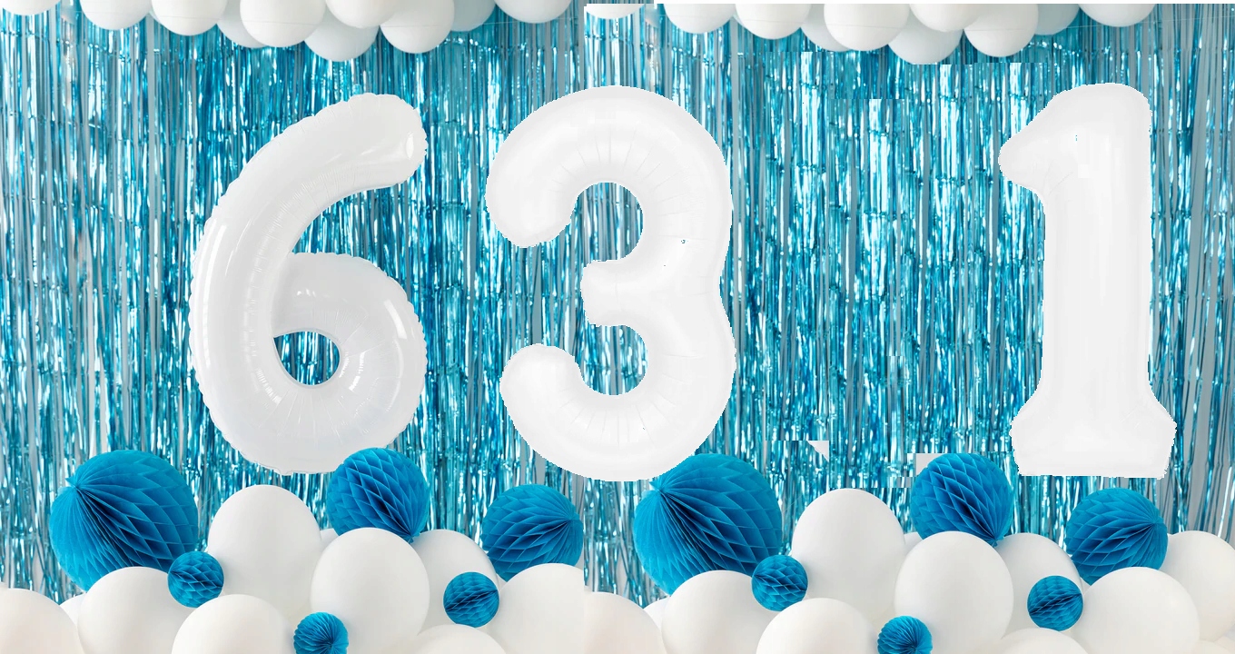 BALON CYFRA XL 1 biała Marka inna