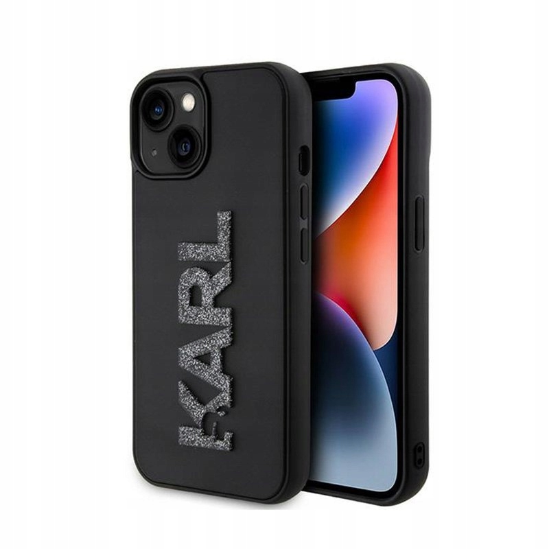 Karl Lagerfeld Logo Pouzdro pro iPhone 15 (černé)