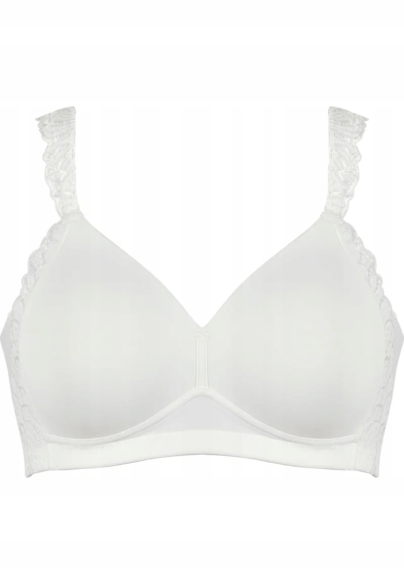 Naturana Vyztužená podprsenka bez kostic 5675 505 Bílá 75D