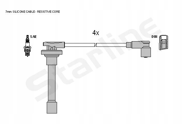 Przewód zapłonowy Starline ZK 8864 ZK 8864 S ZK 8864