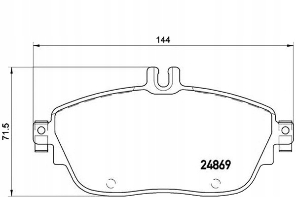 Brembo Brzdové Destičky Mercedes W176 A-třída 12