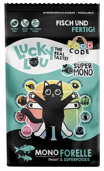 Levně Lucky Lou Food Code Mono Pstruh 1,7 kg