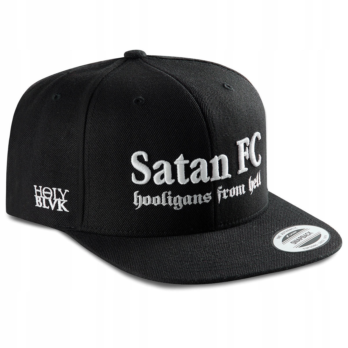 kšiltovka Holy Blvk Satan Fc Hooligans From Hell Snapback Výšivka 3D