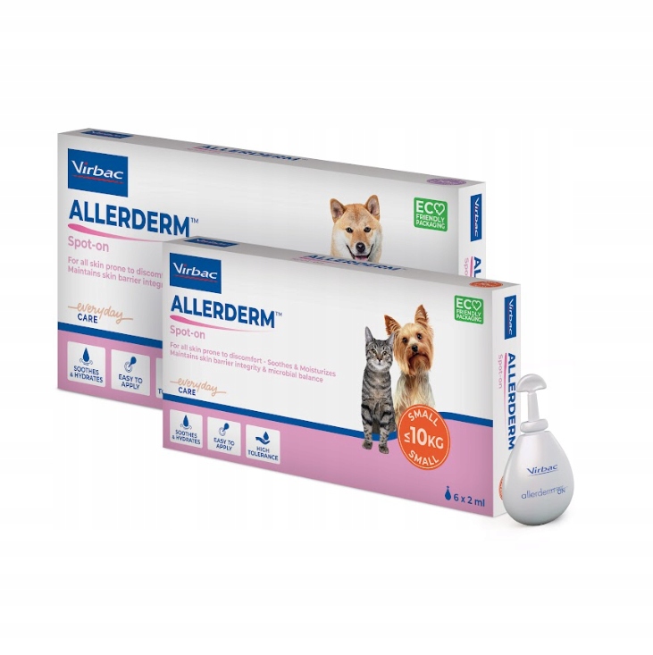 Levně Virbac Allerderm Spot-on (pipeta 6 x 2 ml)