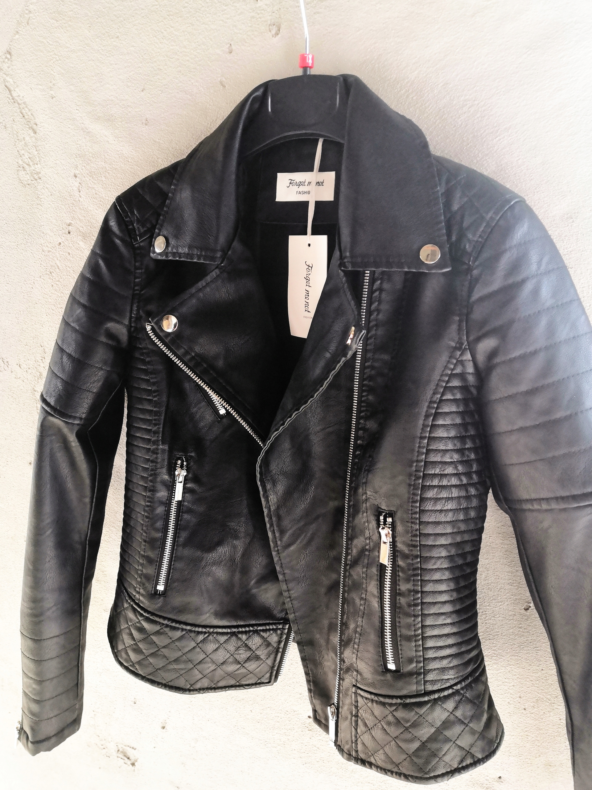 #1941 RAMONESKA __ damska klasyczna SKÓRA wiosna _ _ przejściówka biker _ M Rodzaj ramoneska