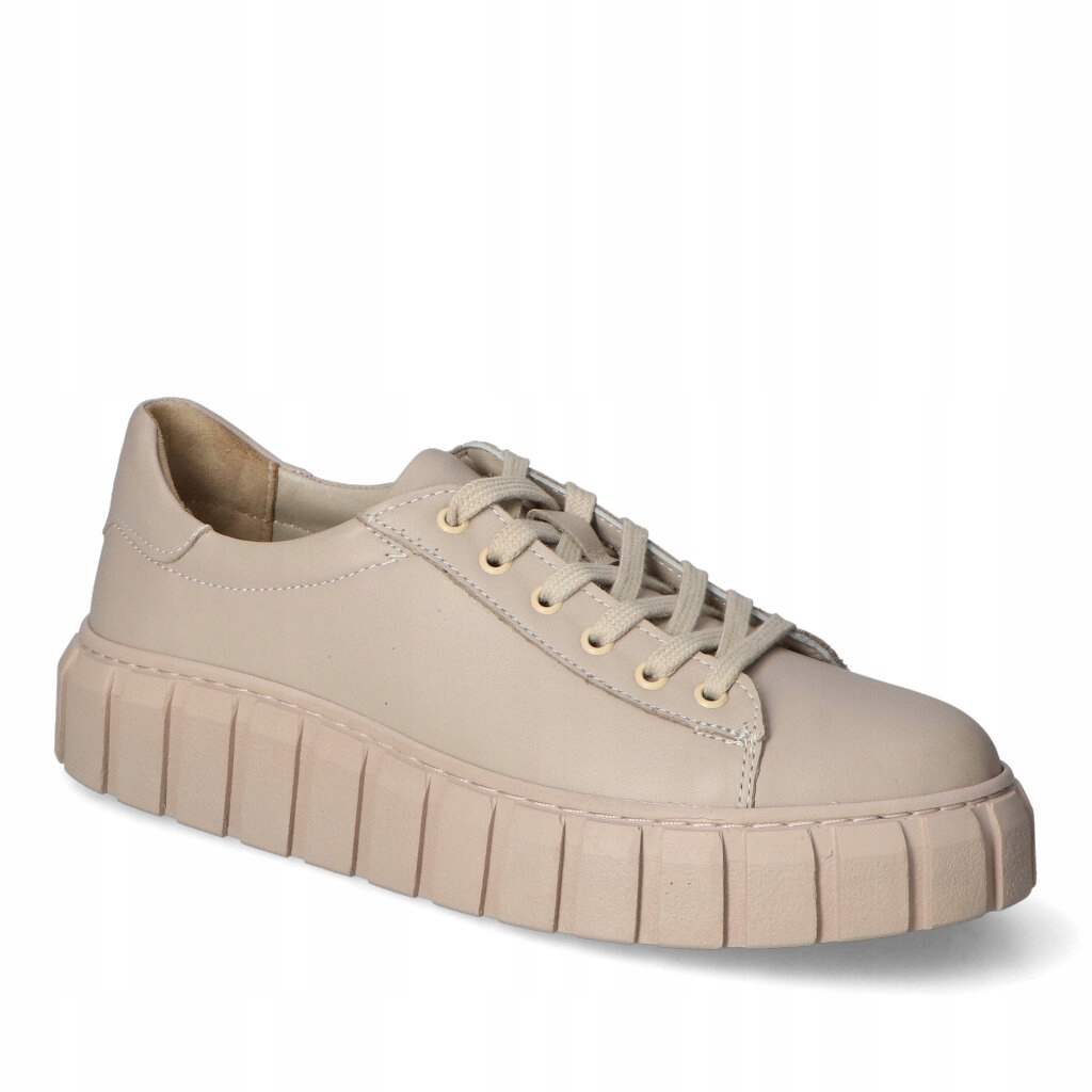 Sneakersy Modo 420 Beżowe lico 38