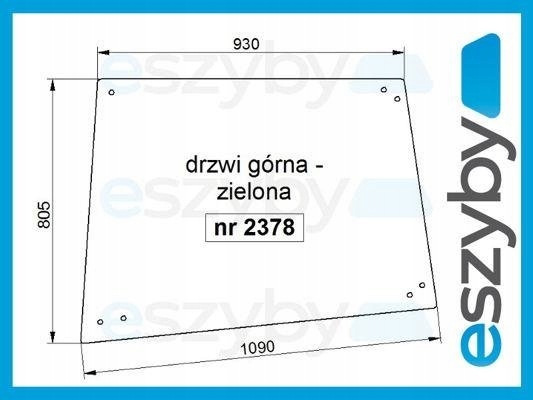 sklo Case série Xln horní dveře