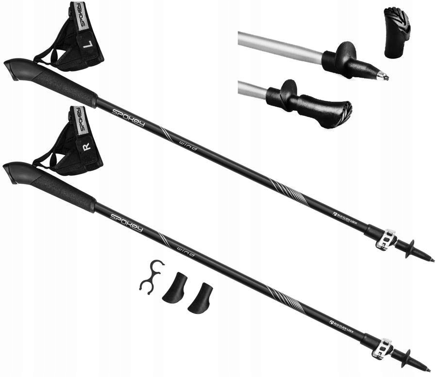 

Spokey Kije Nordic Walking Szybkozłączka 105-135cm