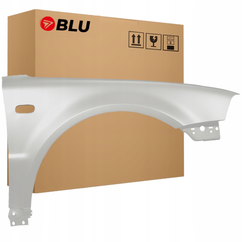 Blu Blatník Vw Passat B5 Lift Fl LB9A pravý bílý 00-05 přední CandyWeiss