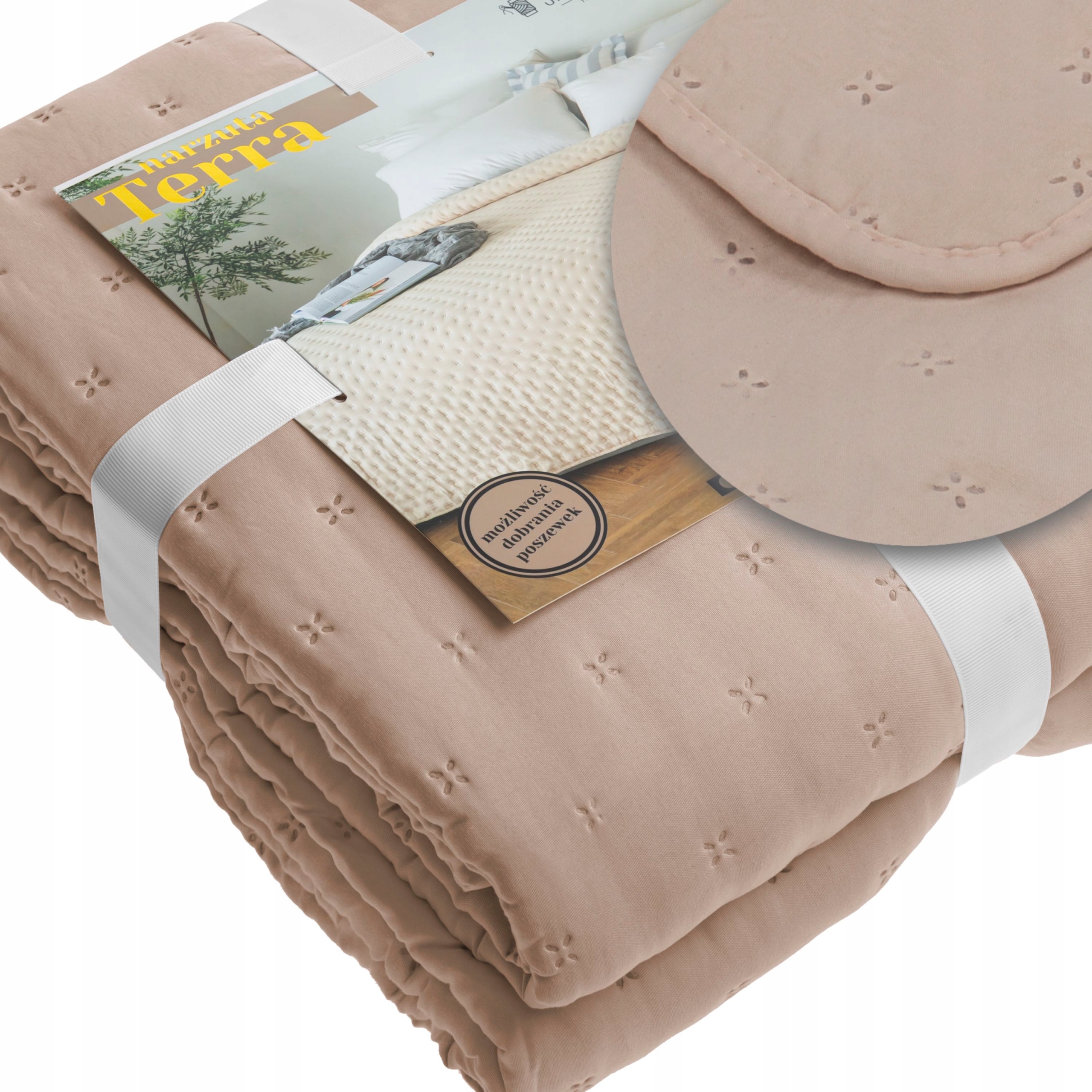 Přehoz na postel prošívaný oboustranný přehoz 220x240 deka pléd silný měkký Ter