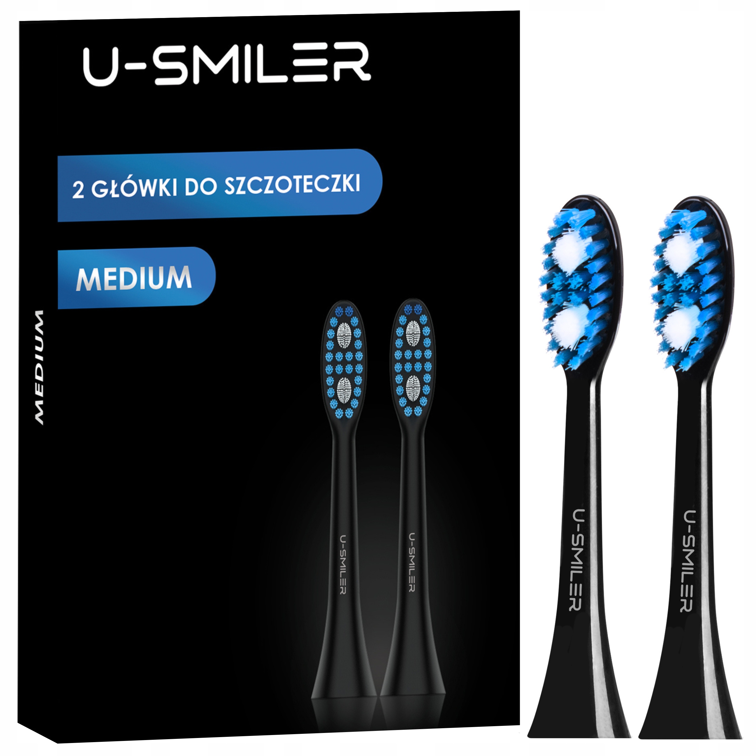 

2 Główki Końcówki Szczoteczki Sonicznej U-smiler