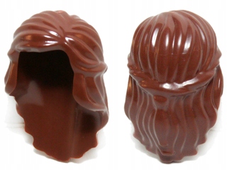 

Lego Figurka Włosy Damskie Długie Brązowe 59363