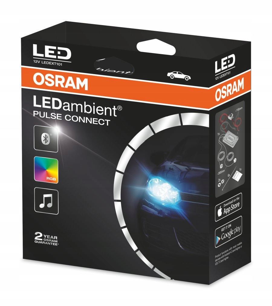 Systém Tuningu Vnútorného Osvetlenia Ledambien T Pulze Connect Osram LEDEXT101