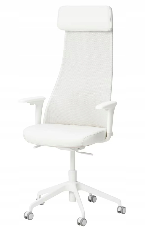 Ikea Jarvfjallet Krzesło biurowe z podłokiet Biały