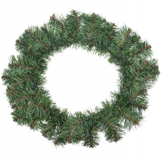 Dekoracja WIENIEC zielony ŚWIĄTECZNY sosna JODŁA