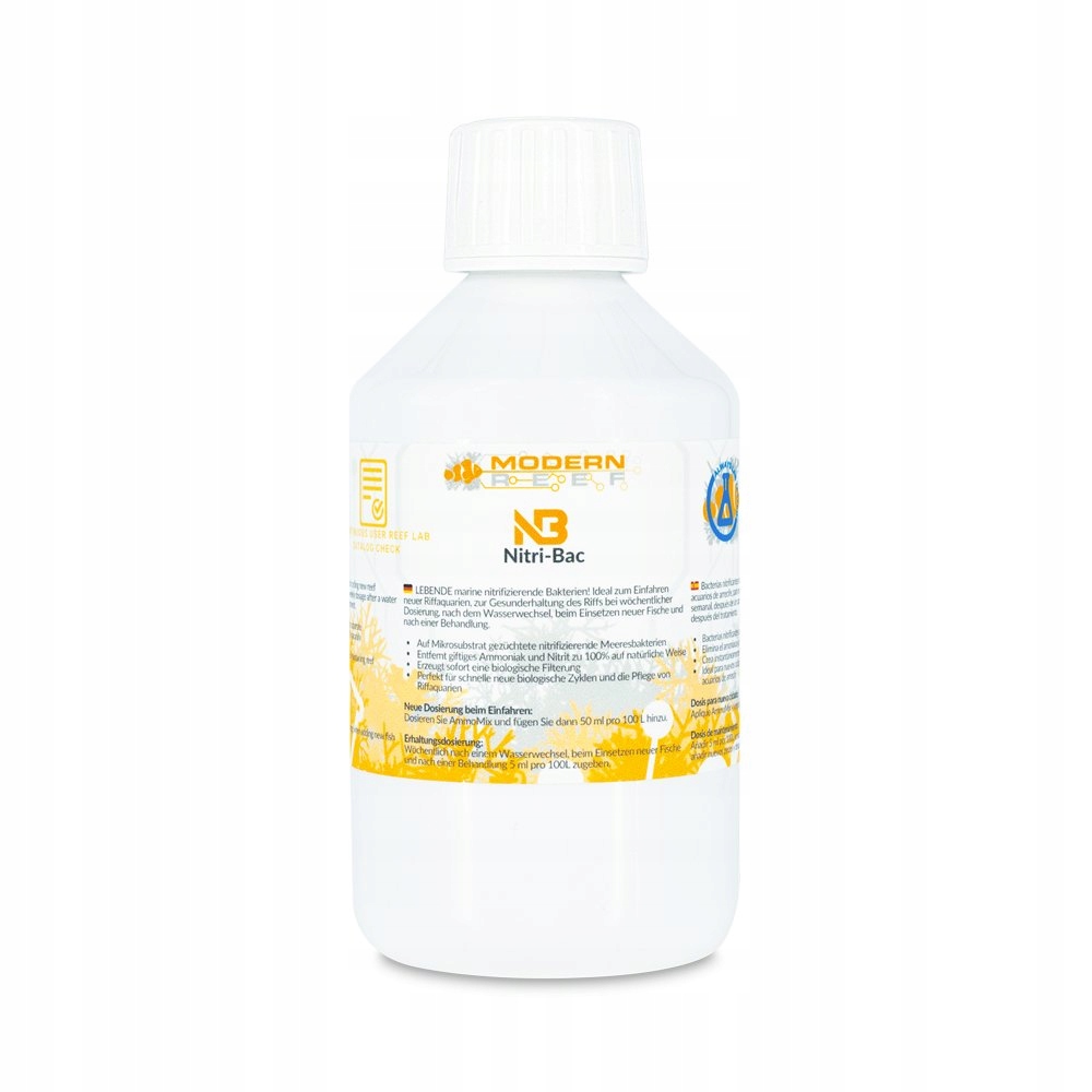 Levně Modern Reef Nitri-Bac 250 ml – startovací bakterie pro mořské akvárium