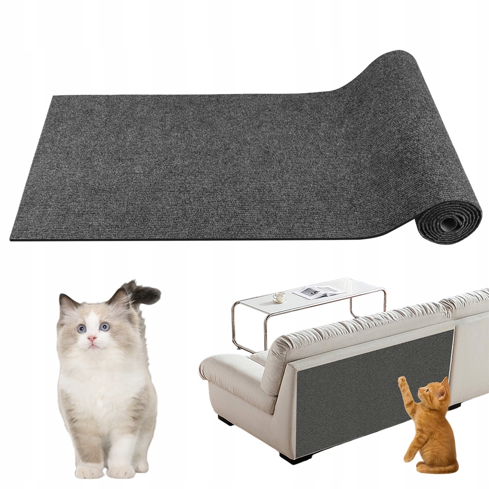 Levně Samolepicí Škrabací Podložka Pro Kočky Na Gauč, Silná Ochrana 100 X 40 CM