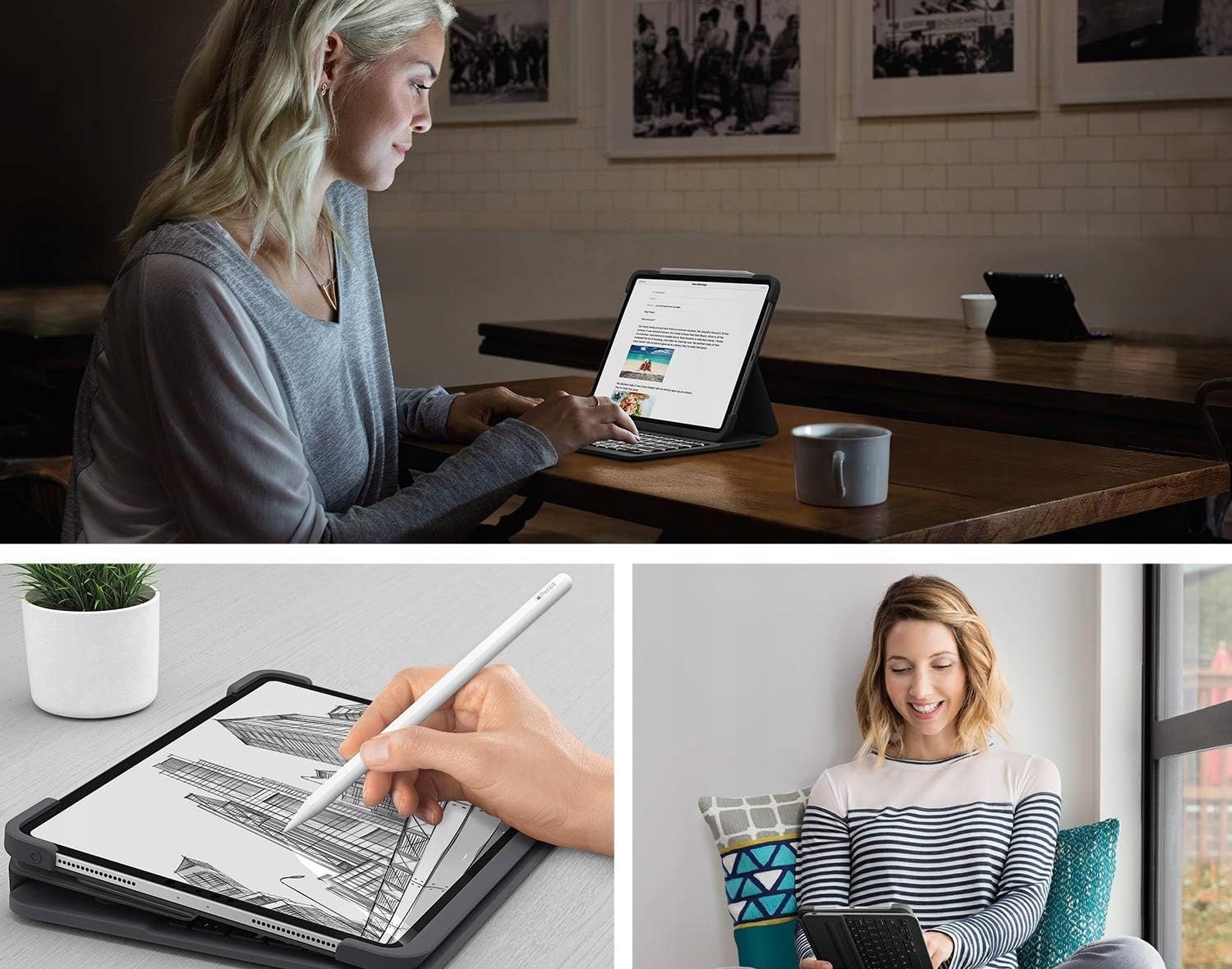 Etui z klawiaturą Logitech SLIM FOLIO PRO iPad Pro 11'' 1st 2nd 3rd generat Kod producenta 920-009683