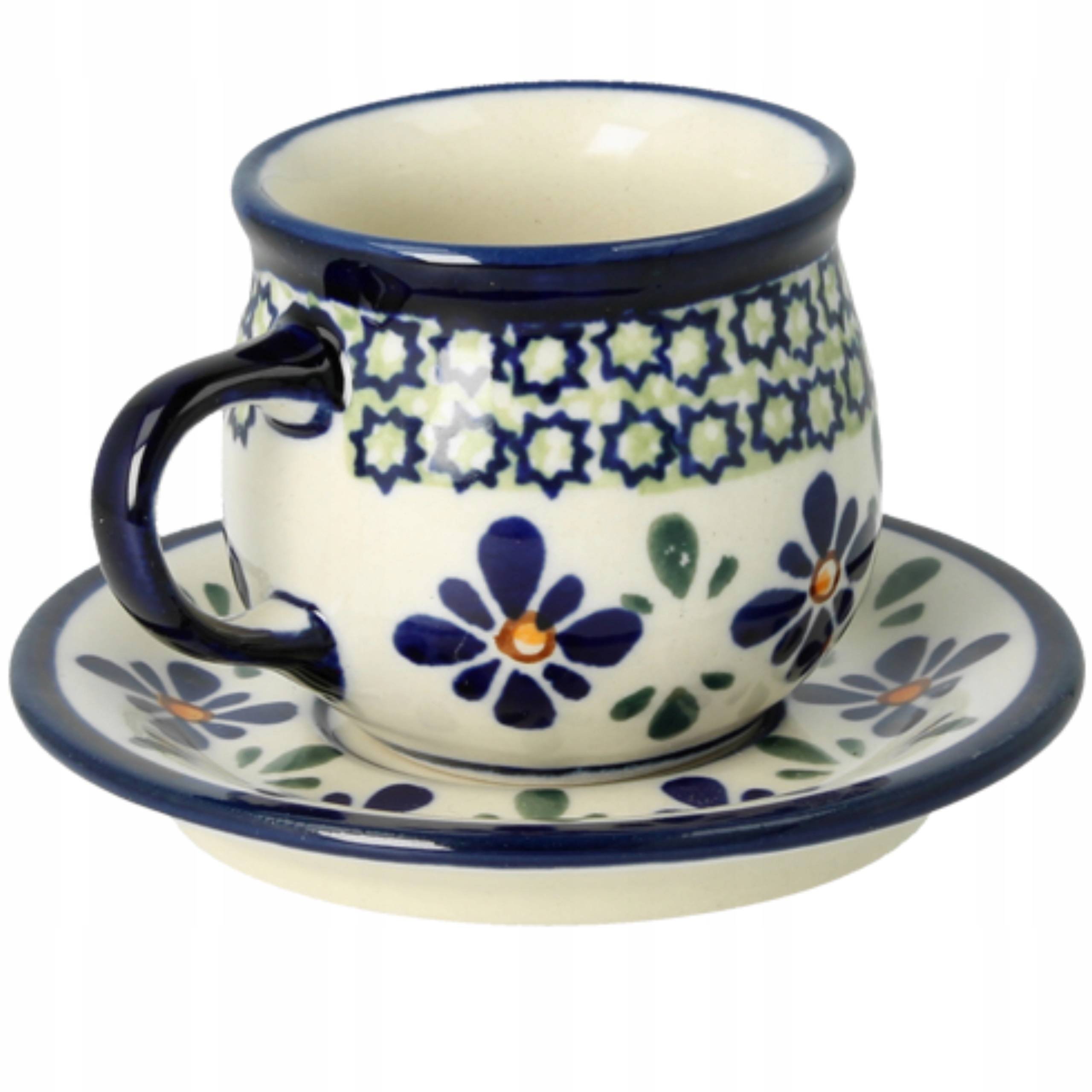 Šálek a podšálek Ceramika Bolesławiec 1 Druh V 70 ml GU1121DEKDu60