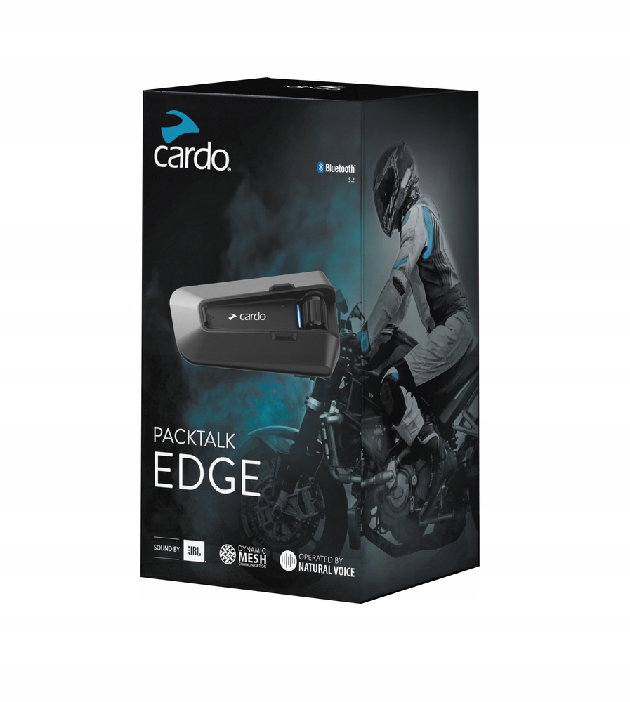 

Cardo Packtalk Edge Single Interkom Motocyklowy