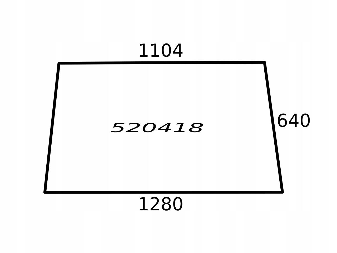 СКЛО DEUTZ FAHR КАБІНА ЄВРОПА II 520416