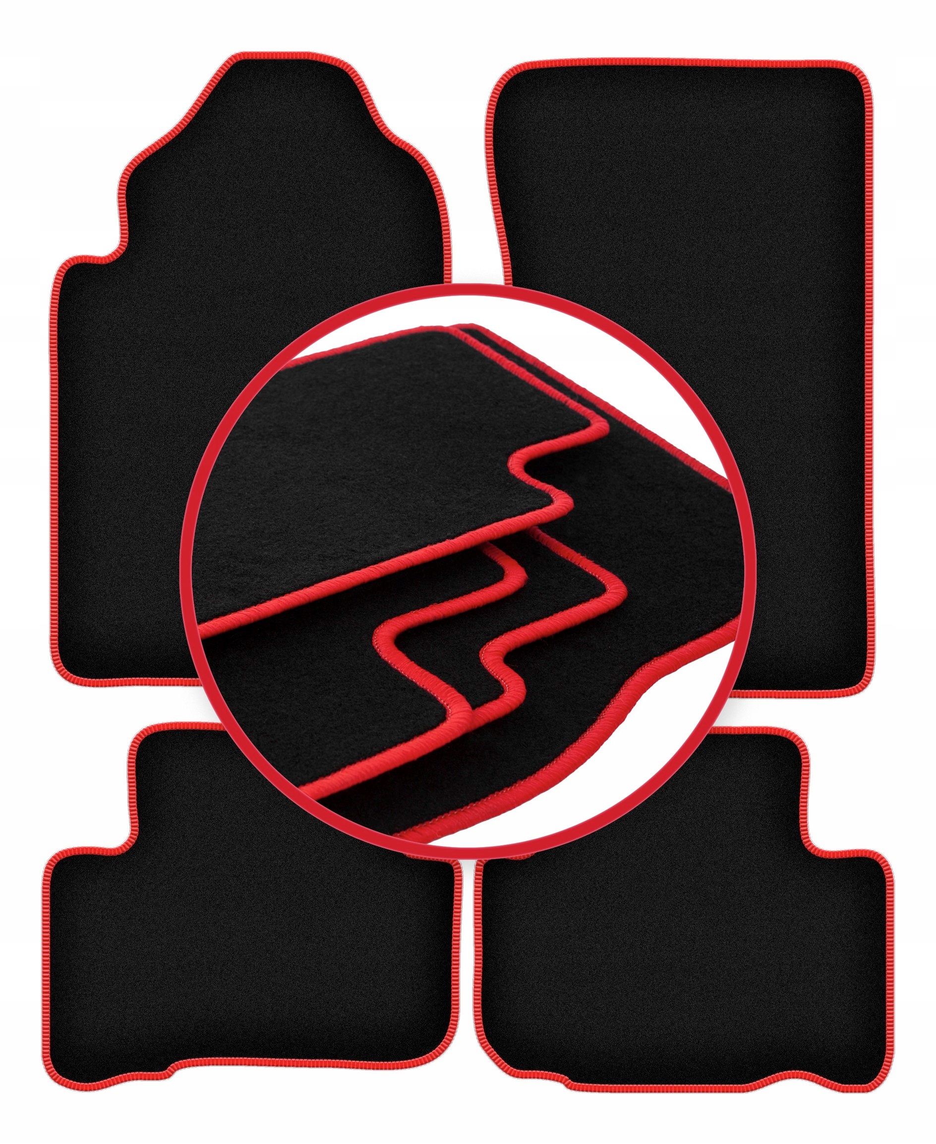 Automobilové velurové koberce Lux pro SsangYong Rexton II Suv (2006-2012)