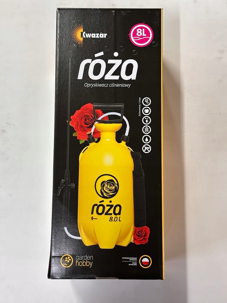 Opryskiwacz ciśnieniowy 8L Róża Kwazar