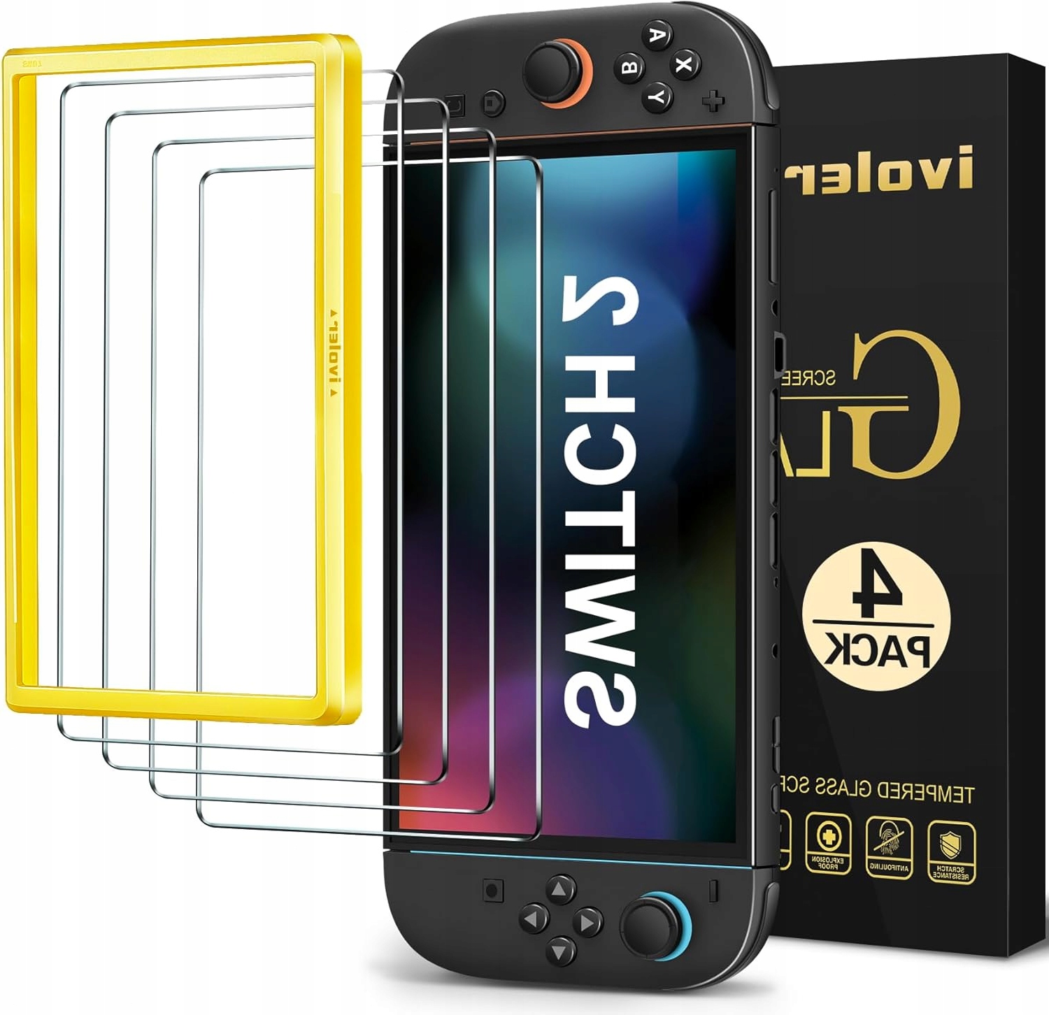 SZKŁO HARTOWANE DO NINTENDO SWITCH 2 2025 SZYBKI MONTAŻ 9H HD KLAR