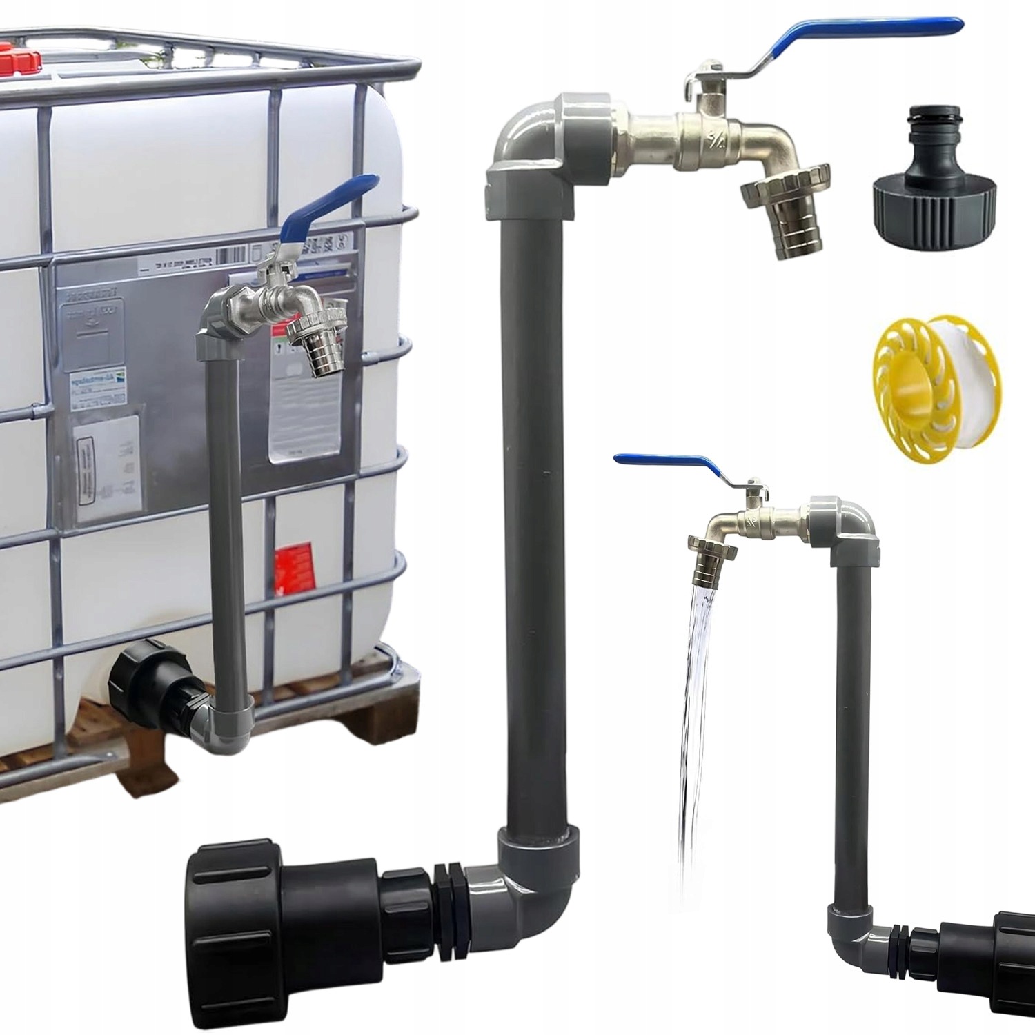 Kohoutek Pro Labutí Ventil Krk Nádrže 1000L Na Hadice 3/4" Kohoutek Příslušenství