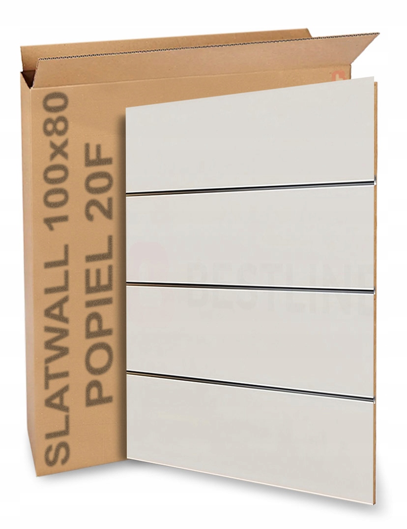 PANEL Slatwall Spacewall Best-Line 100x80cm 3 FREZY POPIEL