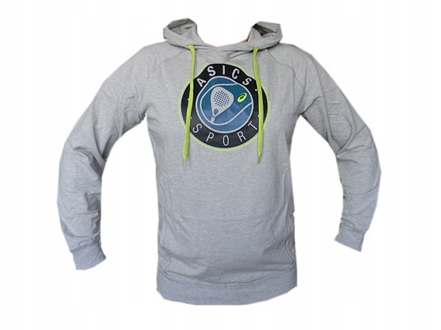 

Bluza Asics jasnoszara z kapturem r. XL