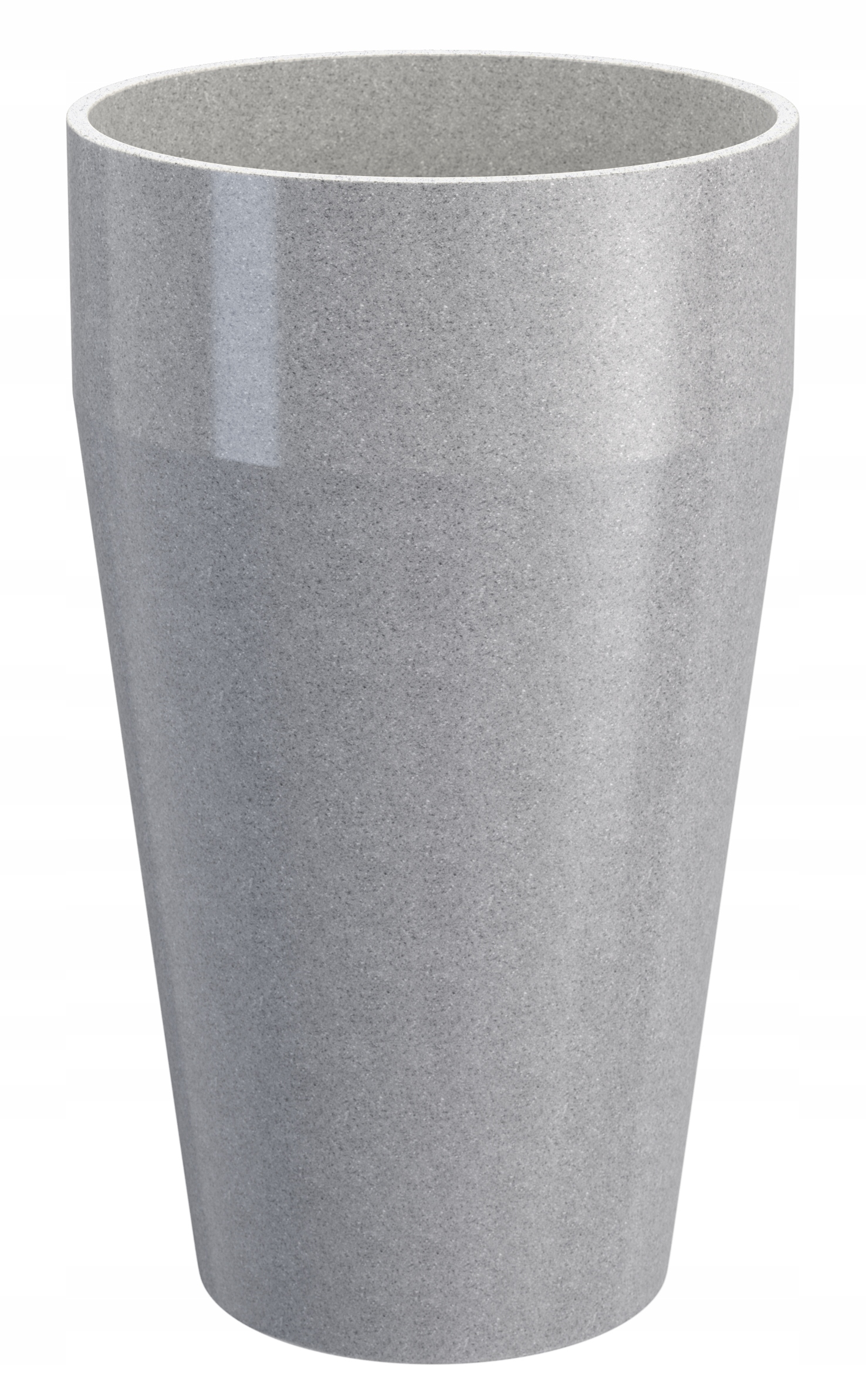 Granitová Kvetináčka Florina High L do záhrady Šedá