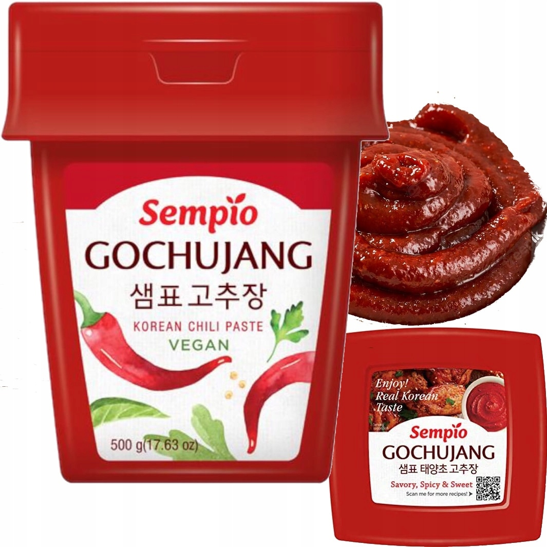 

Pasta Chili Koreańska Gochujang Ostra 500g Sempio