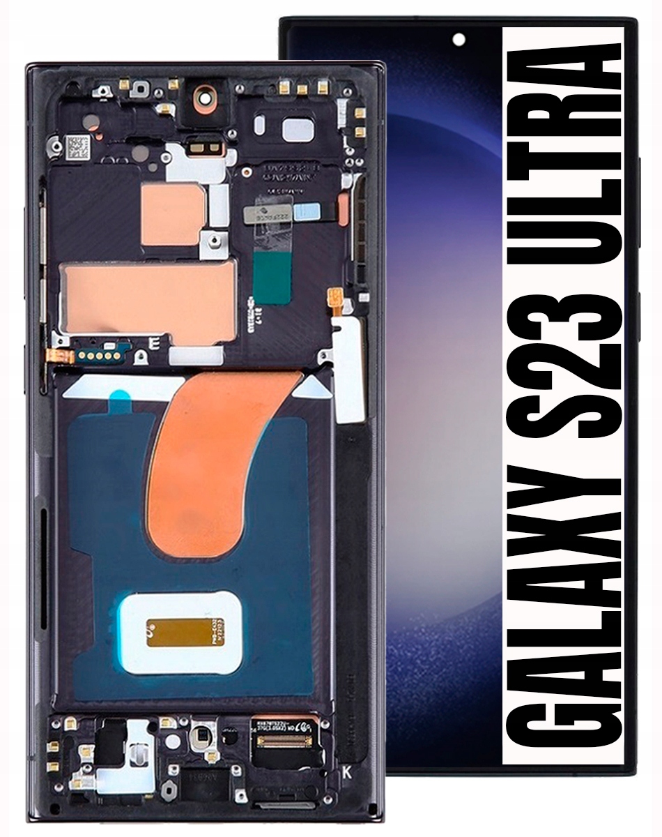 Displej Pro Samsung Galaxy S23 Ultra 5G S918 S918B Oled Displej Rámeček