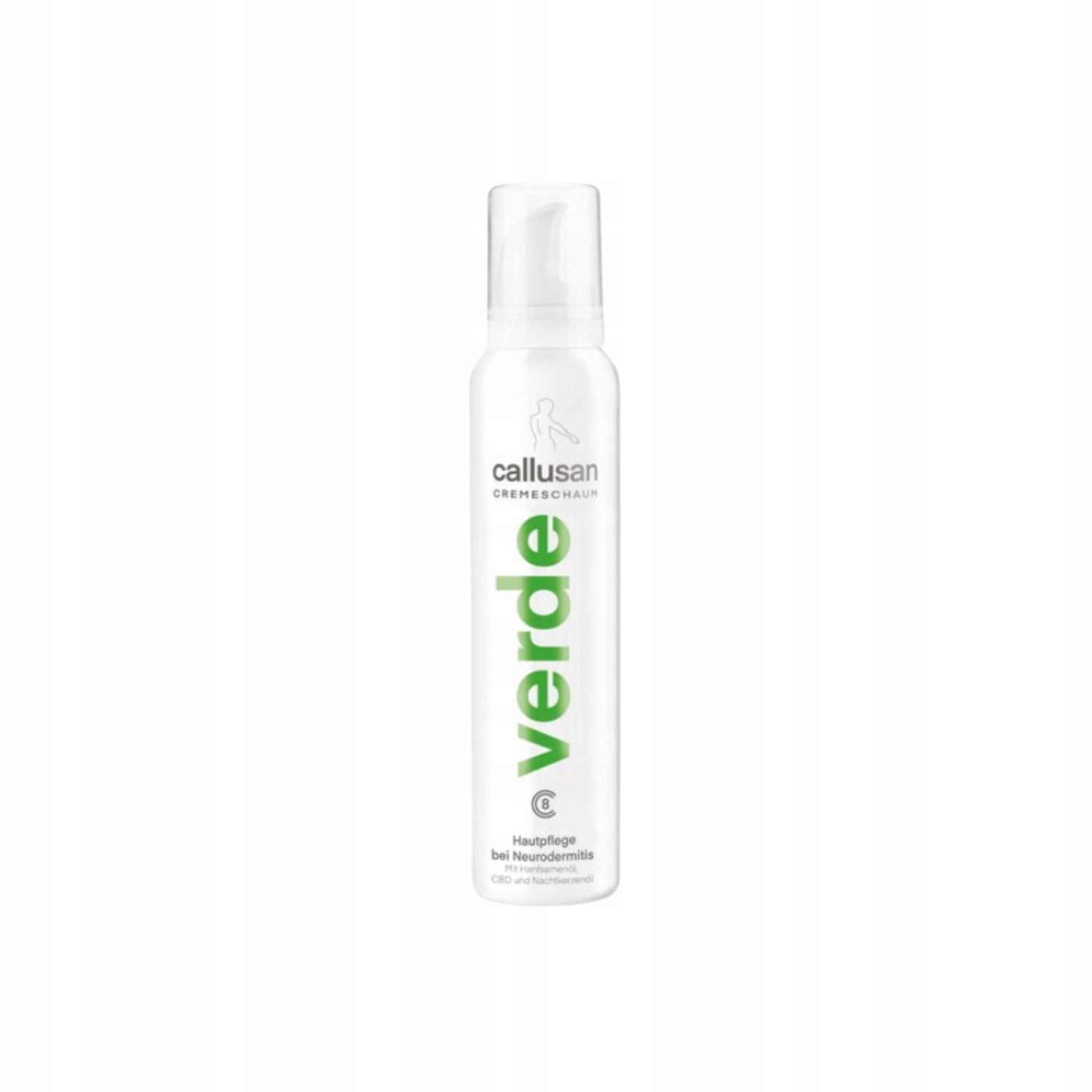 Callusan Verde – pěnový krém 175 ml pro osoby trpící Azs