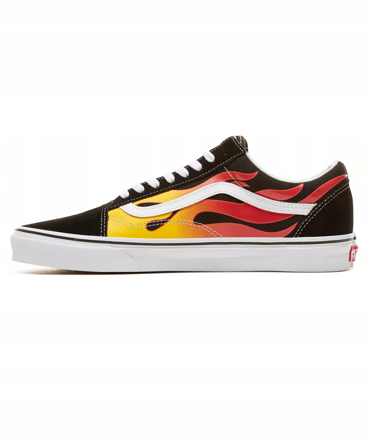 Buty Vans OLD SKOOL VN0A38G1PHN (Flame)Bk/Wht 44,5 Stan opakowania oryginalne